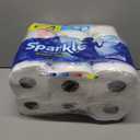 Sparkle Pick-A-Size Paper Towels, Spirited Print Design, 6 Double Rolls (660 Sheets Total) - Strong 2-Ply Towels for Kitchen Cleanup and Everyday Messes
