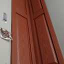 Ekena Millwork Lifetime Vinyl LP2S12X06300RD Standard Two Equal Panel Vinyls, Raised Panel Vinyl Shutters, w/Installation Shutter-Lok's & Matching Screws (Per Pair), 12"W x 63"H, Burgundy Red