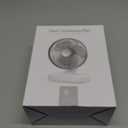 Small Oscillating Fan for Bedroom, 4000mAh Battery Powered Rechargeable Fan, 90 Vertical Manual and 120 Oscillating Desk Fan, 4 Speeds Air Circulator Fans, Quiet Table Fans for Home Office Travel (Rose Gold)