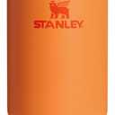STANLEY IceFlow 2.0 Flip Straw Tumbler with Handle 30 oz | Twist On Lid and Flip Up Straw | Leak Resistant Water Bottle | Insulated Stainless Steel | BPA-Free | Goldenrod Coral