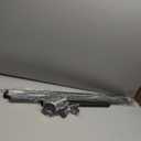 Tension Curtain Rod 51-165In(4.25-13.75Ft), Extra Long Outdoor Curtain Rod No Drilling for Window or Bathroom Patio, Adjustable Spring Shower Rod, Easy to Install Never Rust, Rod Diameter 1.26In-Black