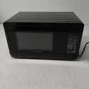 West Bend WBMW71B Microwave Oven 700-Watts Compact with 6 Pre Cooking Settings, Speed Defrost, Electronic Control Panel and Glass Turntable, 0.7-Cu.Ft, Black