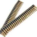 Plastic Fake Bullet Army Belt, Toy Bandolier Belt Cosplay Costume Accessories for Kids and Adults, Halloween Masquerade Party Props