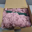 AVIVIHO 65pcs Dusty Pink Fake Flowers Hydrangea Artificial Flowers Bulk Fluffy Hydrangeas Silk Flowers with Stems for Arrangement Home Weddings, Centerpieces, Party Arch Backdrop Decorations