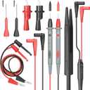 Electrical Multimeter Test Leads Set with Alligator Clips Test Hook Test Probes Lead Professional Kit 1000V 10A CAT.II (dm-0509)