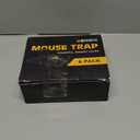 6 Pack Mouse Traps Indoor for Home,Mice Traps for House,Reusable Mouse Trap That Work,Small Mice Catchers for Home Indoor, Quick Set Mousetraps Effective