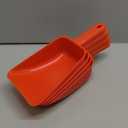 4 Pcs Plastic Hand Scoop 32 oz Plastic Utility Ice Scoop for Ice Machine Popcorn Coffee Beans Flour Pet Dog Food Safe Kitchen Utensils Restaurant and Food Service Bar Party Wedding Supplies