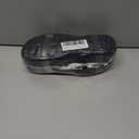 UBFEN Womens Mens Slippers Memory Foam Comfort Fuzzy Plush Lining Slip On House Shoes (5-6 Women/3-4 Men, White Black)