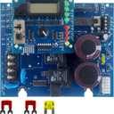 GLX-PCB-RITE Main Circuit Board & GLX-PCB-DSP Display Board Compatible with Hayward Goldline Aqua Rite Salt Chlorine Generators Fit T-15 T-9 T-5 T-3 Size Salt Cell 