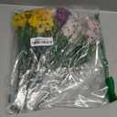 AGIRL 24 Bundles Artificial Flowers for Outdoor, No Fade Fake Plastic Flowers Faux Plants for Decoration Hanging Planters Indoor Outside Garden Porch Window Box Home Wedding Farmhouse (Mix 6 Colors)