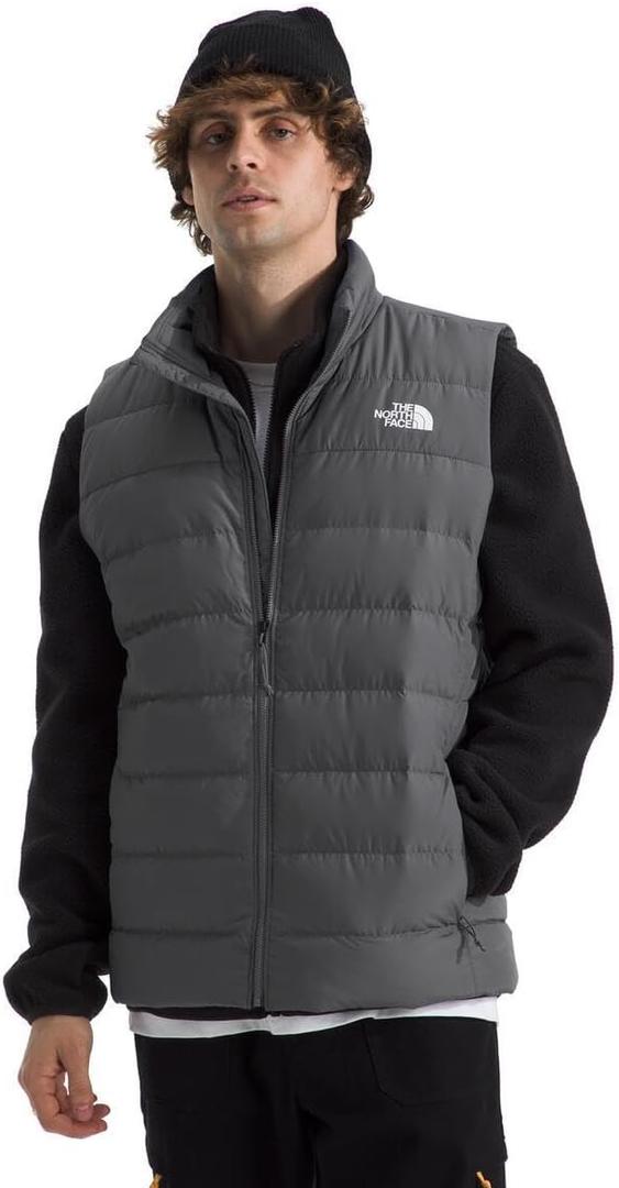 THE NORTH FACE Men's Aconcagua 3 Insulated Vest | Wind Resistant, Water Repellent, 600 Fill Waterfowl Down Insulation (Large)