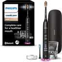 Philips Sonicare DiamondClean Smart 9300 Electric Toothbrush, Sonic Toothbrush with App, Pressure Sensor, Brush Head Detection, 4 Brushing Modes and 3 Intensity Levels, Black, Model HX9903/15