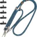 5 x Cell Phone Lanyard 2 Pcs-1 Pcs Adjustable Neck Strap,1 Pcs Wrist Strap, 5 Pcs Pads,Multifunctional Crossbody Rope Bag (Blue)