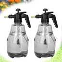 Hushee 2 Pcs 1.5 Liter Water Mister for Sports Personal Water Pump with Full Neoprene Jacket and Built in Carrying Strap, Manual Sprayer Lawn Pressure Pump Sprayer for Cooling Gym Garden (Baseball)