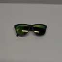 goodr Vincent's Absinthe Night Terrors Polarized Sunglasses for Men & Women, Medium Sized (OG), Black Solid Frame with Green Gold Mirrored Reflective Lenses, UV400 Protection, No Slip, No Bounce