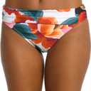 La Blanca Women's Banded Hipster Bikini Swimsuit Bottom, Multi/ / Floral Rhythm, 10