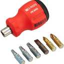 PB Swiss Tools PB 8453 Multi-bit Combination Screwdriver - Manual Screwdrivers (Red)