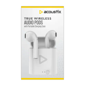 Acoustix True Wireless Earbuds - White