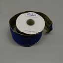 Ribbli Royal Blue Velvet Wired Ribbon 4 Inch Luxury Matte Velvet Christmas Ribbon for Gift Wrapping Christmas Tree Decoration Crafts Wreaths Supplies - 10 Yards