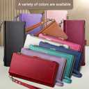XcaseBar compatible with Samsung Galaxy S25 Wallet case with Zipper Credit Card HolderRFID Blocking,Flip Folio Book PU Leather Phone case Shockproof Cover Men Women for Samsung S25 case Wine Red