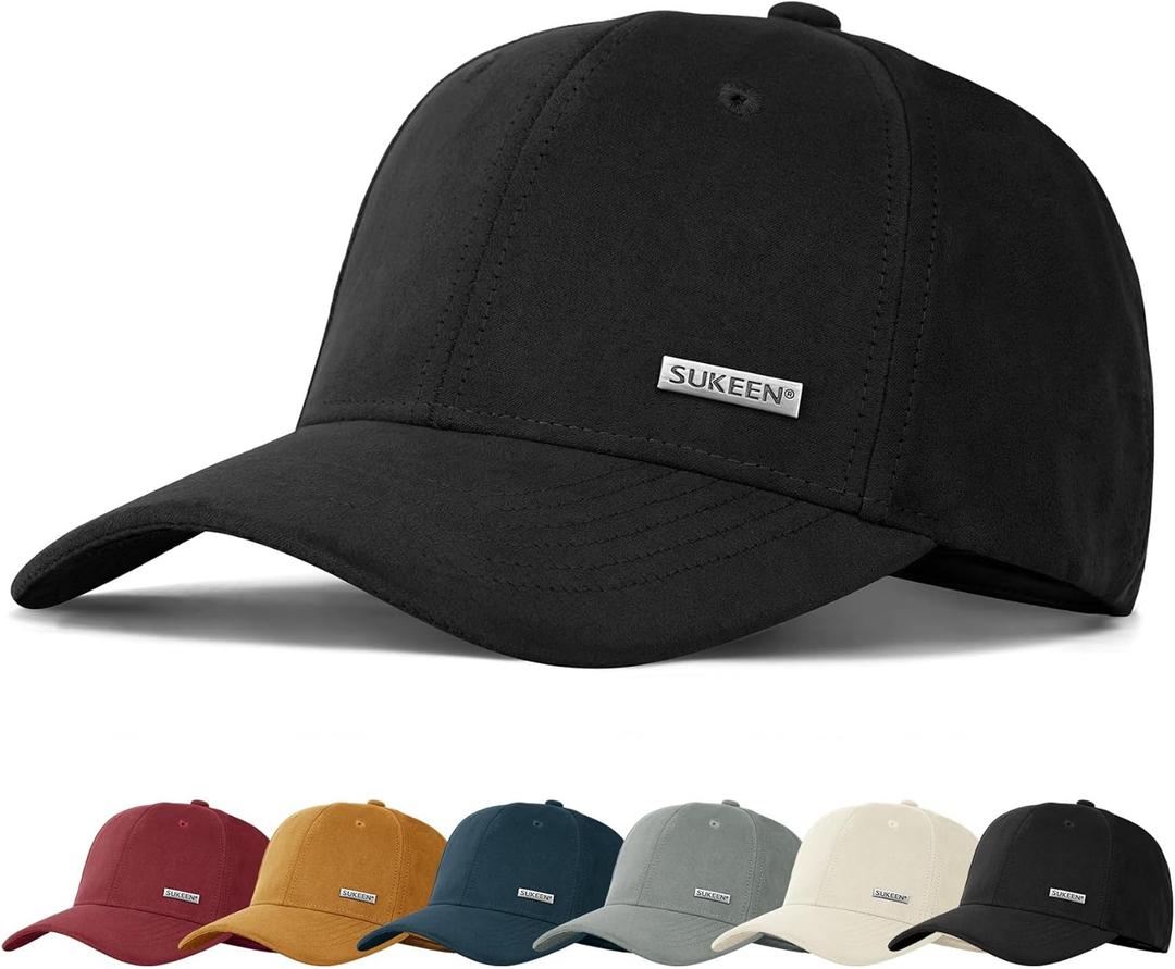 Sukeen Trucker Hat for Men Women 6-Panel Structured Baseball Cap with Adjustable Buckle, Classic Style for Running Workouts