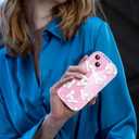 2 x Compatible for iPhone 14 Case, Pretty Butterfly Print Three-Dimensional Wave Clear Case for Girls Women, Soft Full Package Anti-Fall Cover for iPhone 14, White Butterfly