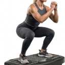 Vibration Plate Exercise Machine, Compact Vibration Platform for Full Body, Vibrating Plate for Lymphatic Drainage with Resistance Bands(Lacquer Black)