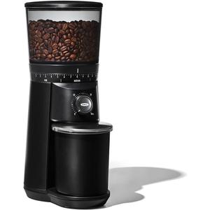 OXO Brew Conical Burr Grinder - Matte Black, Stainless Steel Burrs, One-Touch Automatic Smart Grind