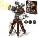 3 in 1 Retro Camera Building Set for Adults,Ideas Movie Art Camera Collectible Display Mode, Multiplane Camera Building Toy,Retro Camera Toy,Gift for Camera Set