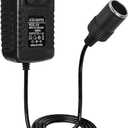 AC to DC Converter, 100-240V to 12V AC/DC Car Cigarette Lighter Socket Power Adapter, 2A 24W Power Supply Adapter Transformer for Inflator & Other Car Devices