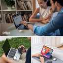 4-in-1 USB C SD Card Reader, JSAUX USB-C Micro SD Card Reader with (USB 3.0 & Charging) Port Compatible with iPhone 16/16 Plus/16 Pro/16 Pro Max, Android, Mac, Galaxy, iPad Pro, Camera -White
