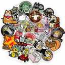 Meneng Funny Iron on Embroidered Patches: 30PCS Sew On Applique Patch with Cute Animal Humorous Quotes - Cartoon Funny DIY Crafts for Jacket Hat Backpack Shirt Decor