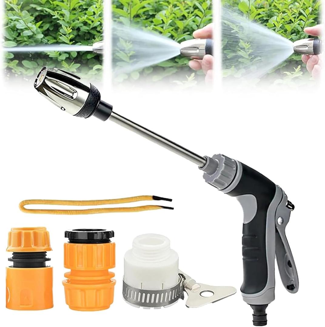 Waterblitz Pressure Washer,Waterblitz High Pressure Water Gun,360 Rotating for Three Spray Modes(Water Gun + Connector)