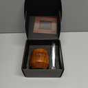 Onebttl Husband Gifts Engagement Gift for him, Charred Wooden Bourbon Drinking Glass, Whiskey Bourbon Gifts for Men - Wooden Old Fashioned Glass for Men, Dad, or Brother