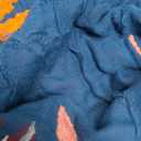 Boho Throw Blanket, 100% Cotton Ultra Soft Luxury Throw Rustic Quilt, 50"x60" Floral Bird Butterfly Farmhouse Decor Bed Blankets, All Season Rustic Reversible Bohemian Throw for Bed - Yellow