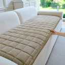 Couch Covers for Dogs Washable, Non Slip Couch Covers for Loveseat Sofa Pet Friendly, Soft Fuzzy Sofa Covers for Pet, Dog Couch Cover Furniture Protector(1PC,Light Brown,27.6"x70.9")