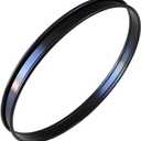 20 Inch Replacement Bass Drum Hoop for Bass Drum Kit Durable Black Steel Rim for Bass Drums