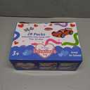 VKTEN 56PCS Party Favors for Kids, 28 Pop Tubes and 28 Mini Pull Back Cars, Birthday Party Favors, Goodie Bag Stuffers, Treasure Box Toys, Classroom Prizes, Carnival Rewards for Boys and Girls