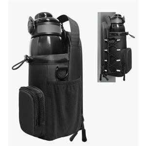 Magnetic Gym Bag for Men and Women, Magnetic Water Bottle Holder for Gym, Small Gym Bag, Gym Gifts for Women and Men (Black, <40 OZ)