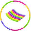 60cm Kids Hoop for Kids Ages 3 to 7 - Adjustable & Portable - Ideal for Indoor & Outdoor Play, Fitness, and Fun,Adjustable Weight