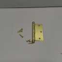 Nostalgic Warehouse 728348 3.5" Ball Tip Residential Square Corners Door Hinge, Polished Brass, 1 Count (Pack of 1)