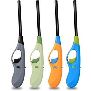 Butane Lighter, 4pcs Long Lighter for Candle Grill(No Butane)