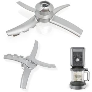Replacement Stainless Steel Paddle Blade Compatible with Ninja Creami NC500 NC501 Series Deluxe Ice Cream Makers, Mixing Parts for Ninja Ice Creami accessories
