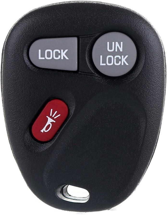 ECCPP Keyless Entry Remote Key Fob for Chevy Silverado Blazer S10 Suburban Tahoe/for GMC Sierra Sonoma Yukon/ Bravada Series KOBUT1BT (Pack of 1)