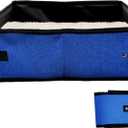 Foldable Travel Litter Box for Cats, Waterproof Portable Cat Travel Litter Box Folding, 15.75 * 11.82 * 3.94 Inches, Traveling & Camping Cat Supplies - Blue