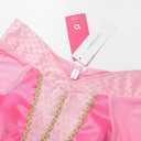 ReliBeauty Girls Princess Dress up Costume with Accessories, 8-10, Pink
