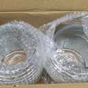 Hyonihao Disco Ball Vase,6" X 6.7" 6 Pcs,Silver Mirror