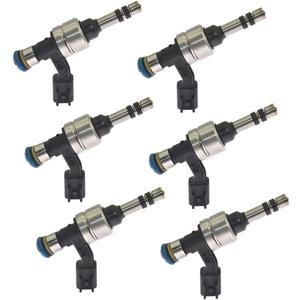 Fuel Injector 12634126 FJ1157 for Chevy&GMC for Cadillac Buick Enclave Lacrosse ATS CTS XTS Camaro Colorado Equinox Impala Limited Traverse Canyon Terrain 2.4L 3.0L 3.6L V6Set of 6)