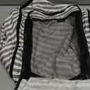 Car Seat Covers for Babies,Baby Car Seat Cover for Boys Girls,Windproof Infant Carseat Cover,Kick-Proof Car Seat Canopy with Breathable Mesh Peep Window,Stripe Print,Summer Lightweight