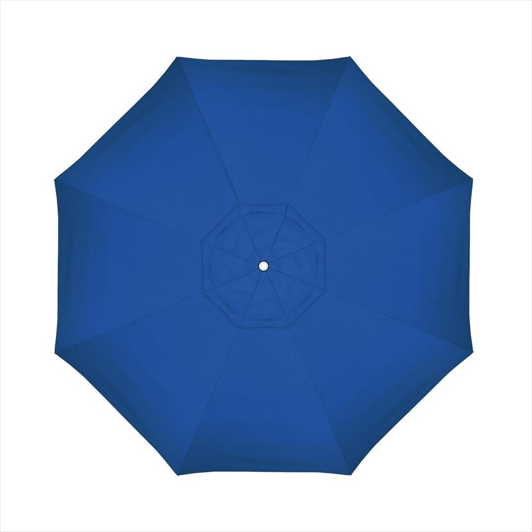 California Umbrella Replacement Canopy Cover in Pacifica Pacific Blue Umbrella, 11' Round